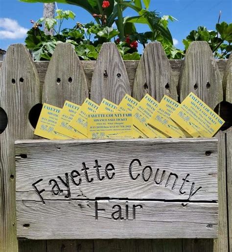 Fayette County Fair on Twitter: "Advanced tickets for the 2021 Fayette ...