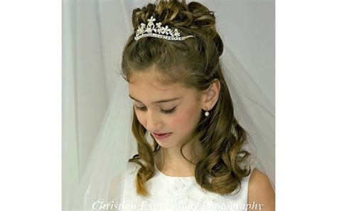 First Communion Updo Hairstyles