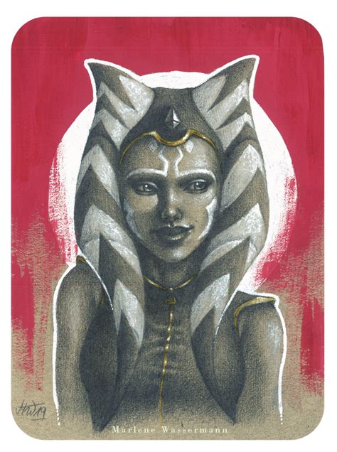 StarWars: Ahsoka smiling by LeneMa7991 on DeviantArt