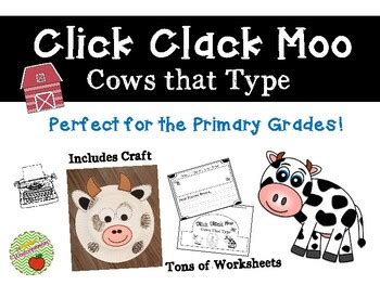 Click Clack Moo: Cows that Type by waytooprimary | TPT