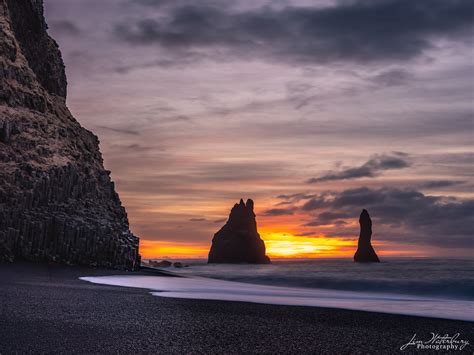 Sea Stacks | Reynisfjara Beach, Iceland | Jim Waterbury Photography