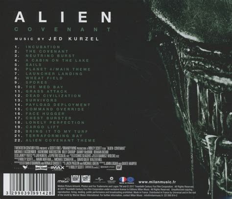 Alien: Covenant Soundtrack (2017) - Jed Kurzel