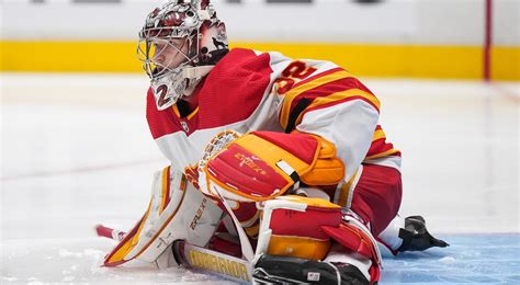 Flames’ Dustin Wolf to start in net against Sharks