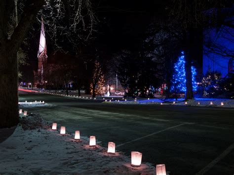 Village residents invited to line streets with luminaria on Christmas Eve | The Manchester Mirror