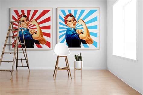 Rosie the Riveter Wall Art Digital Download Set of 8 - Etsy