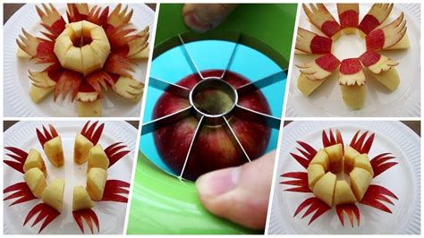 Simple Fruit Carving Ideas | Fruit Carving Apple Step By Step