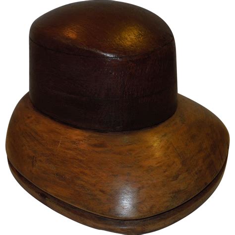 Vintage Wooden Hat Block Mold : Chippewa Lake Antiques | Ruby Lane