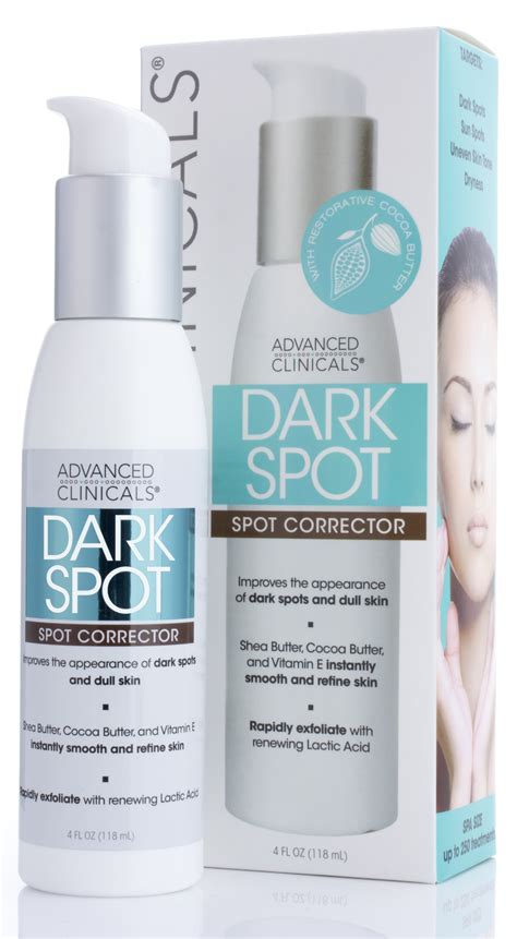 Advanced Clinicals Dark Spot Corrector Cream 4 Fl Oz (118mL ...