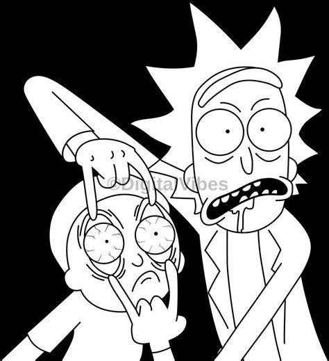 Rick And Morty Art Drawing