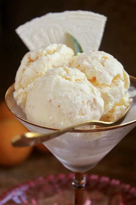 Orange Ice Cream (Quick and Easy Blender Recipe!) - Christina's Cucina