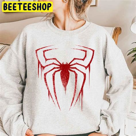 Spider Man Symbol Red Version Unisex Sweatshirt - Beeteeshop