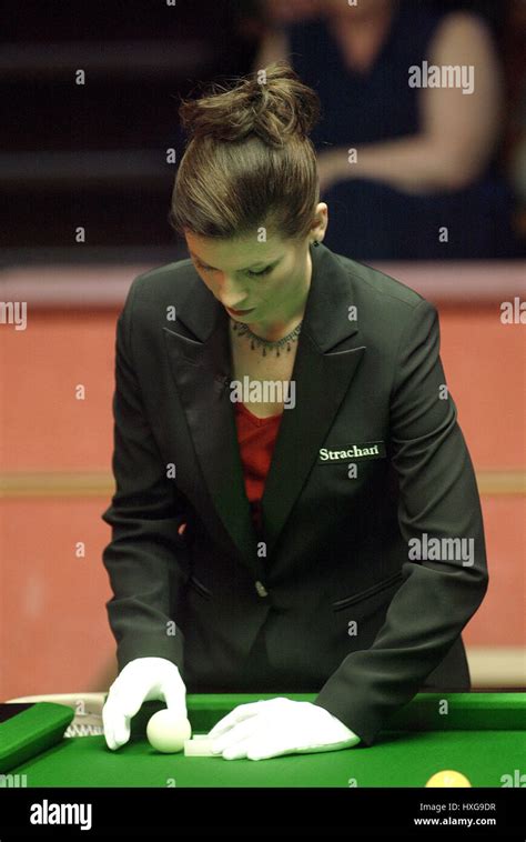 Michaela tabb snooker referee crucible hi-res stock photography and ...