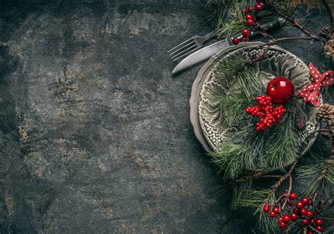 Christmas dinner table background | Holiday Stock Photos ~ Creative Market