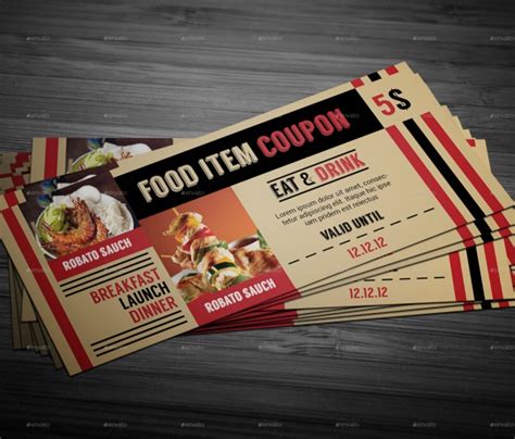 FREE 23+ Food Coupon Designs in PSD | AI | MS Word | Pages | Publisher