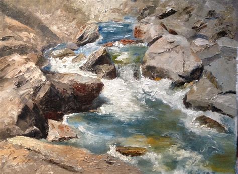 Still Life Paintings From Bonnie's Paint Box: RIVER ROCKS