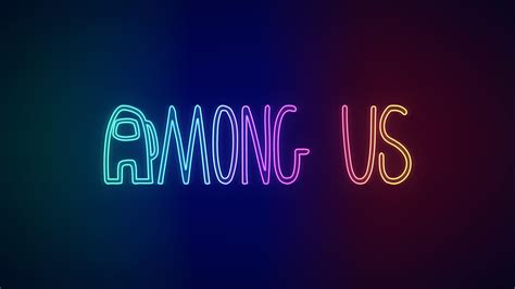 Among Us Neon Wallpapers - Wallpaper Cave