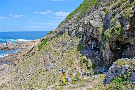 South Africa’s Blombos cave is home to the earliest drawing by a human