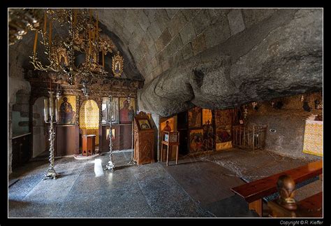 Cave where John received the Revelation on Patmos Island Greece. | Patmos, Patmos island, Greek ...