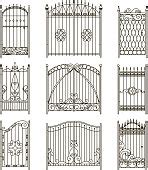 Free picture: ornate, fence, iron, work