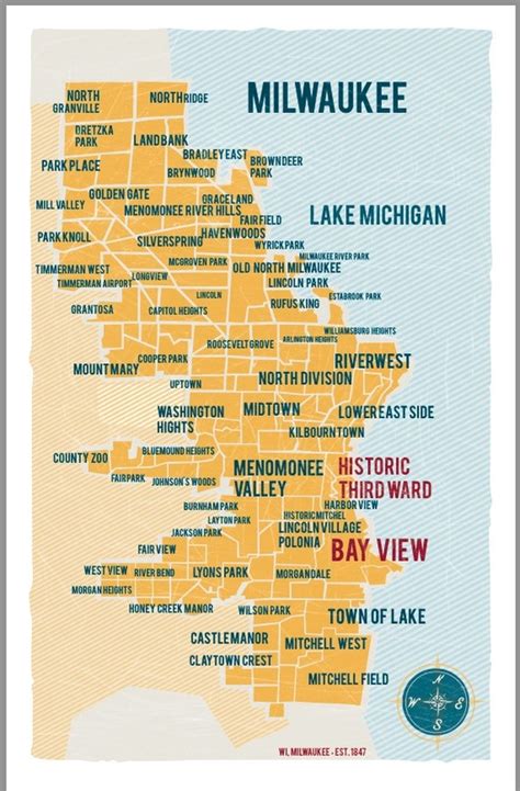 Milwaukee Neighborhood Map