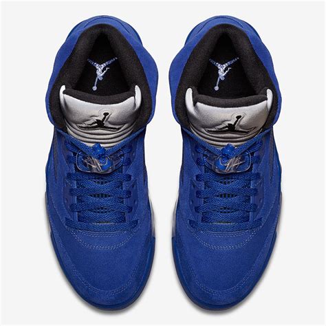 Air Jordan 5 Blue Suede 136027-401 Release Date - Sneaker Bar Detroit