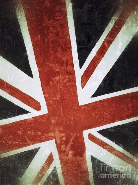 Old Uk Flag Photograph by Carlos Caetano