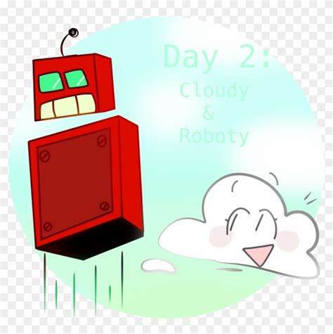 Bfb Month Day 2 By Sobersundae - Bfb Roboty And Cloudy - Free Transparent PNG Clipart Images ...