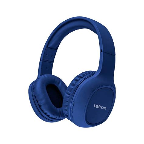 Headphone Sem Fio Bluetooth Azul - Letron - Papelex