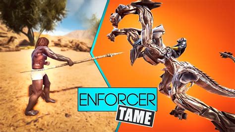 The Absolute BEST Way to Tame an Enforcer | Ark Extinction Gameplay ...