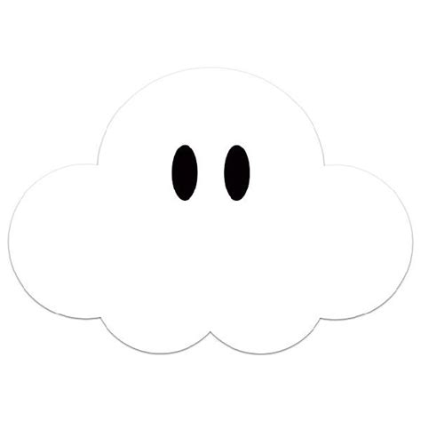 Printable Super Mario Clouds