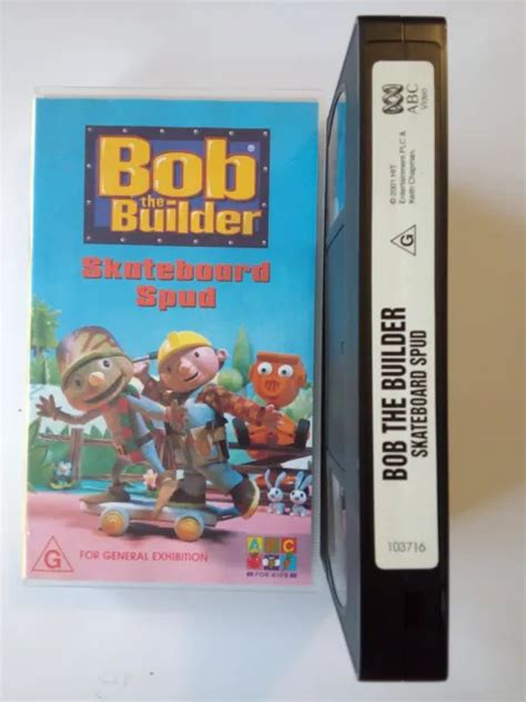 BOB THE BUILDER Skateboard Spud VHS Video Tape - ABC for kids. EUR 4,89 ...