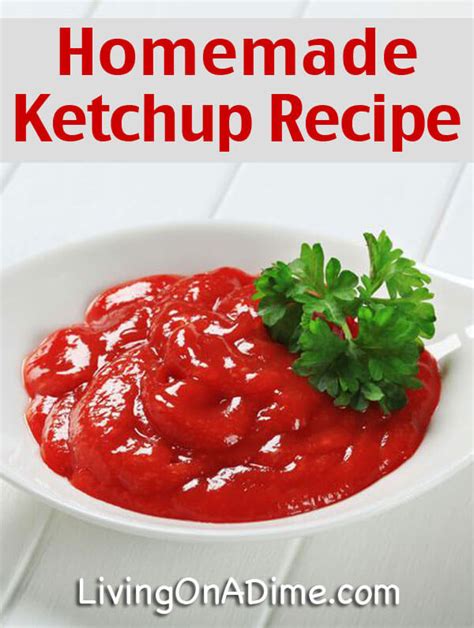 Homemade Ketchup Recipe