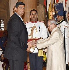 File:The President, Shri Pranab Mukherjee presenting the Padma Shri Award to Shri Vikas Shive ...