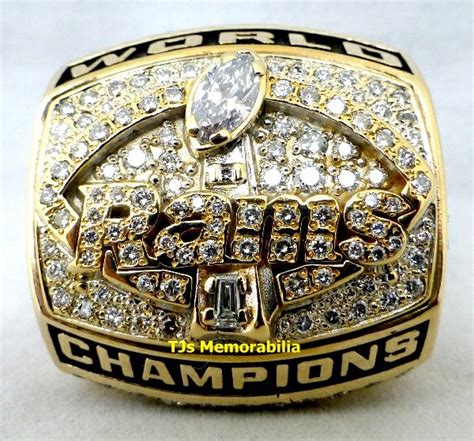 1999 SAINT LOUIS ST LOUIS RAMS SUPER BOWL XXXIV CHAMPIONSHIP RING - Buy and Sell Championship Rings