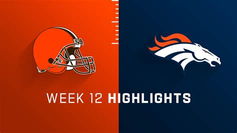 Cleveland Browns vs. Denver Broncos highlights | Week 12