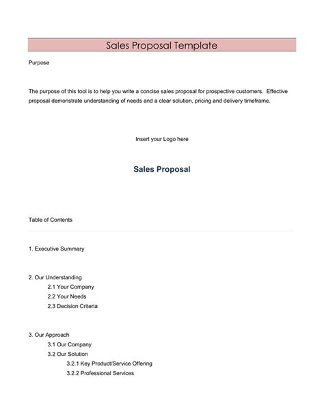 Sales Proposal Template | DocTemplates