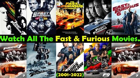 How to Watch Fast & Furious Movies In Order (2001-2022) - YouTube