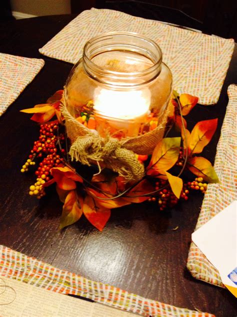 Fall table centerpiece | Tea party table settings