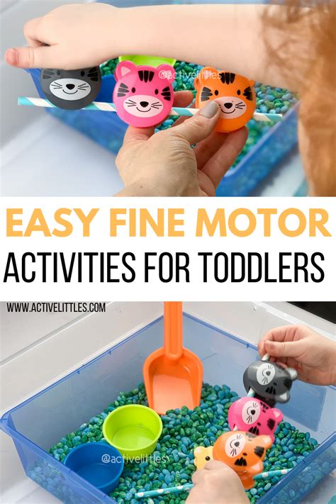 50+ Easy Fine Motor Activities for Toddlers and Preschoolers - Active Littles