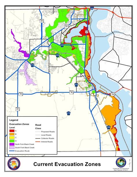 Mandatory Evacuations for Zones A, B and C (Clay County Sheriff's ...