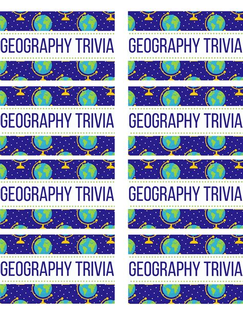 Geography Trivia for Kids - Etsy