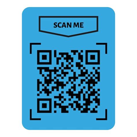 Premium Vector | Scan me qr code design qr code for payment text transfer with scan me button ...