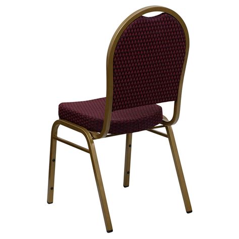 Hercules Series Stacking Banquet Chair - Dome Back, Burgundy, Gold ...