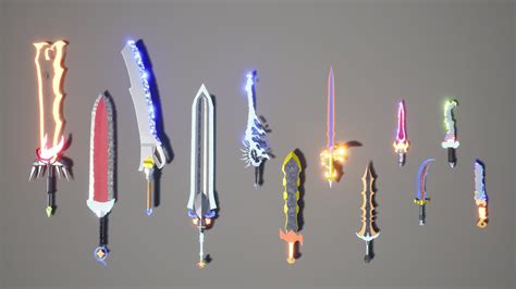 Low Poly Swords Pack in Weapons - UE Marketplace