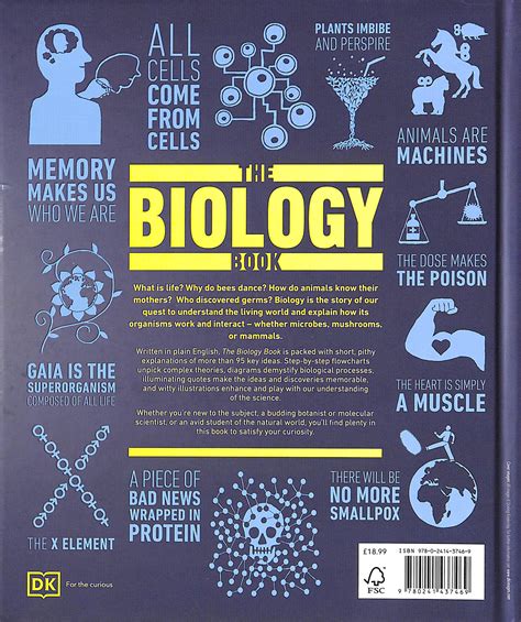 The biology book by DK (9780241437469) | BrownsBfS