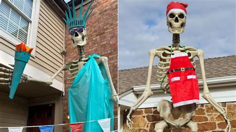 Home Depot giant skeleton started a trend that goes beyond Halloween