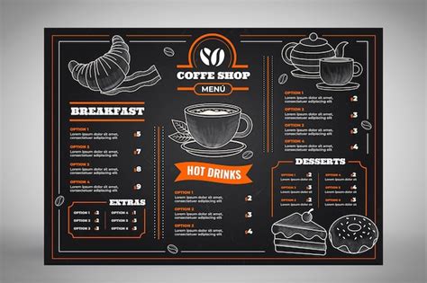 Cafe menu Vectors & Illustrations for Free Download | Freepik