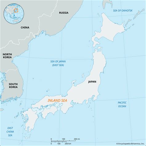 Map Of Japan Inland Sea - Fawnia Susanetta