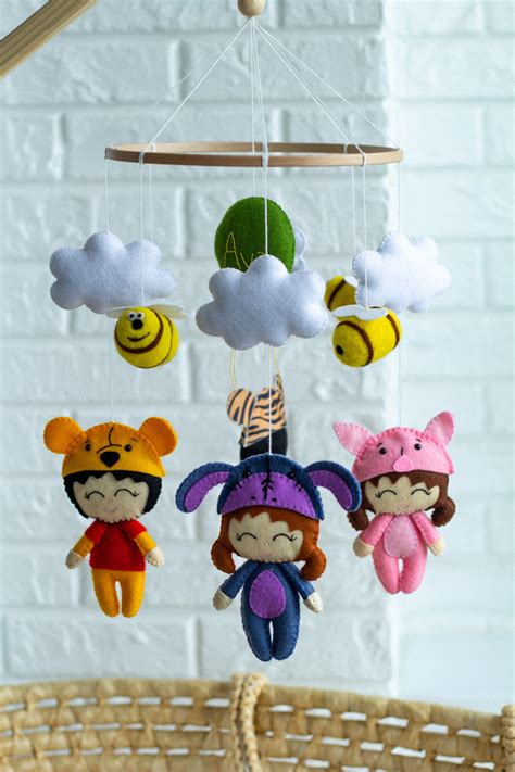 Musical baby mobile with bracket "cheerful girls" - 25875 from ...