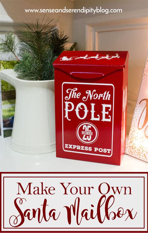 Make Your Own Santa Mailbox | Sense & Serendipity